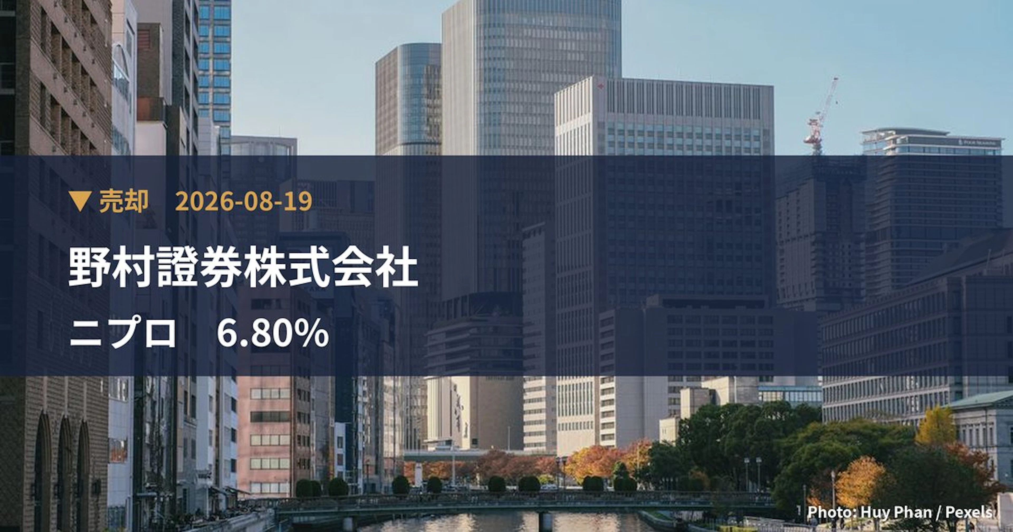 ニプロ(8086)、野村證券株式会社が保有比率3.94%に引き下げ|大量保有報告書