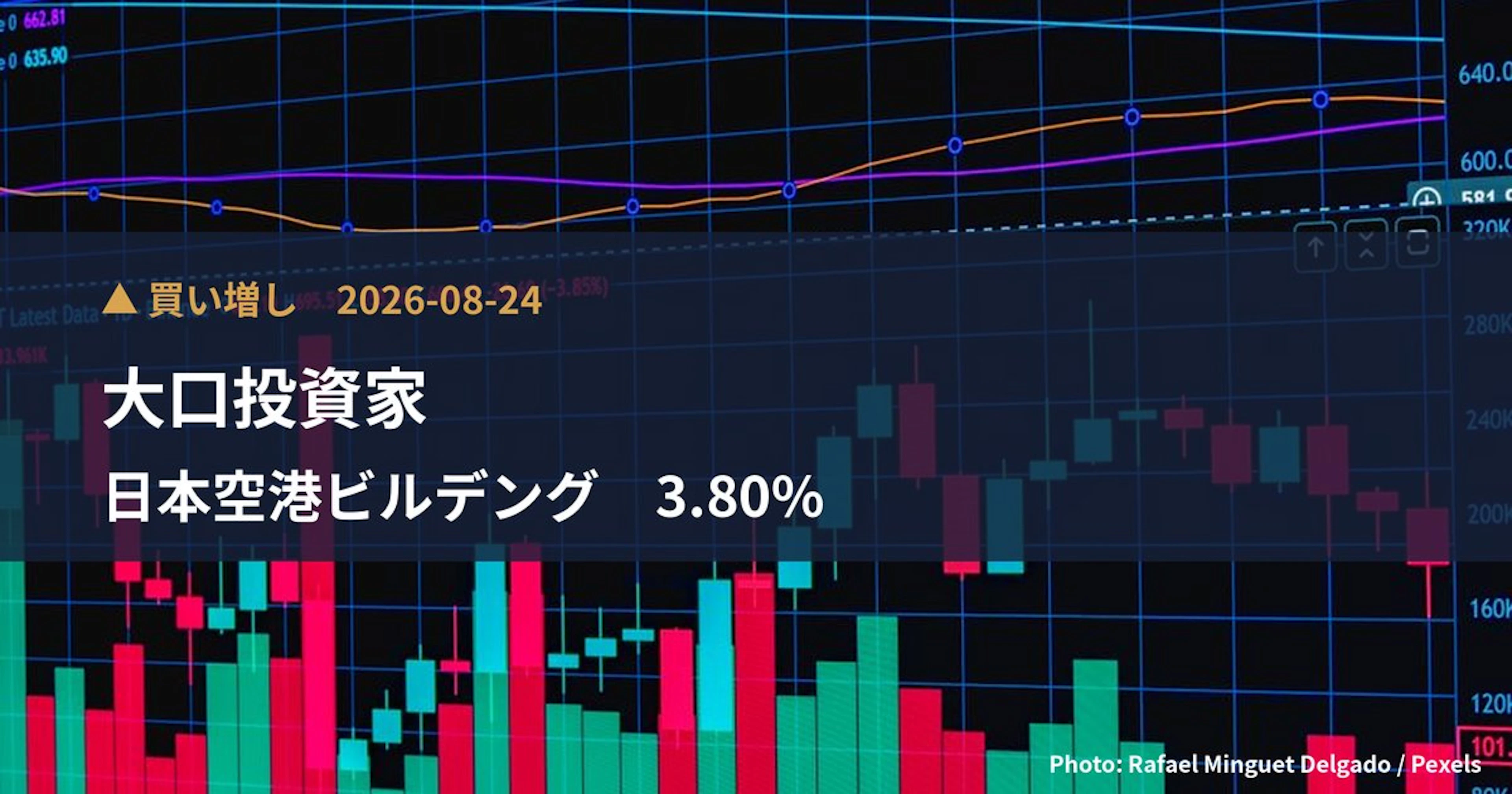 日本空港ビルデング（9706）、上限150億円・発行済の3.8%の自社株買いを決定｜TDnet適時開示