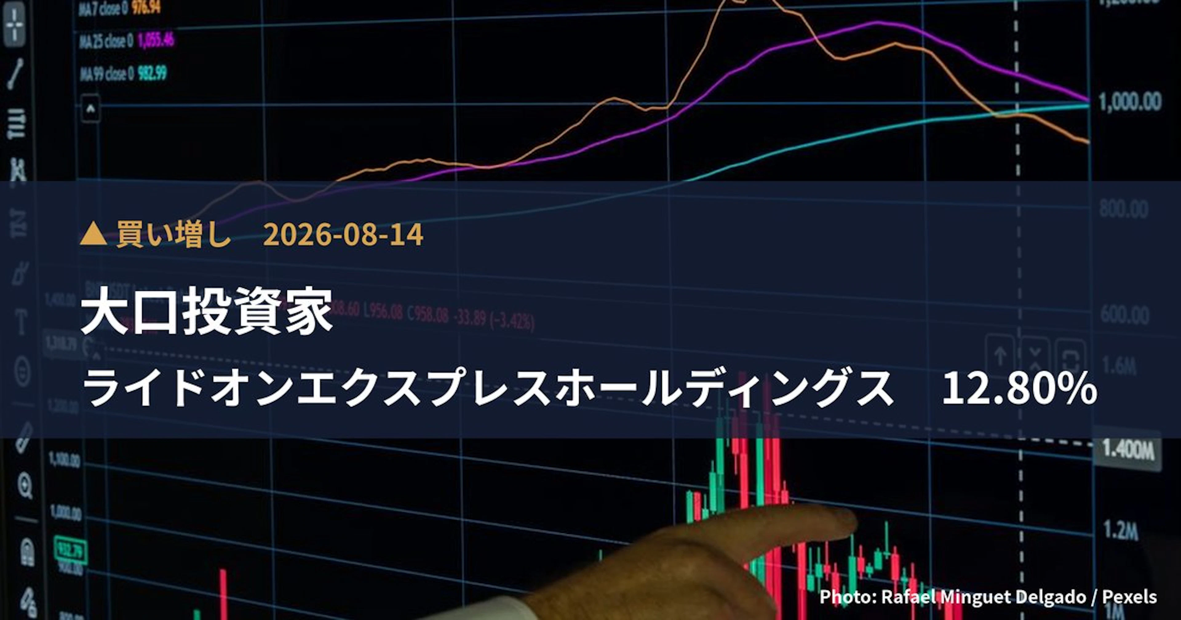 ライドオンエクスプレスホールディングス（6082）、上限10億円・発行済の12.8%の自社株買いを決定