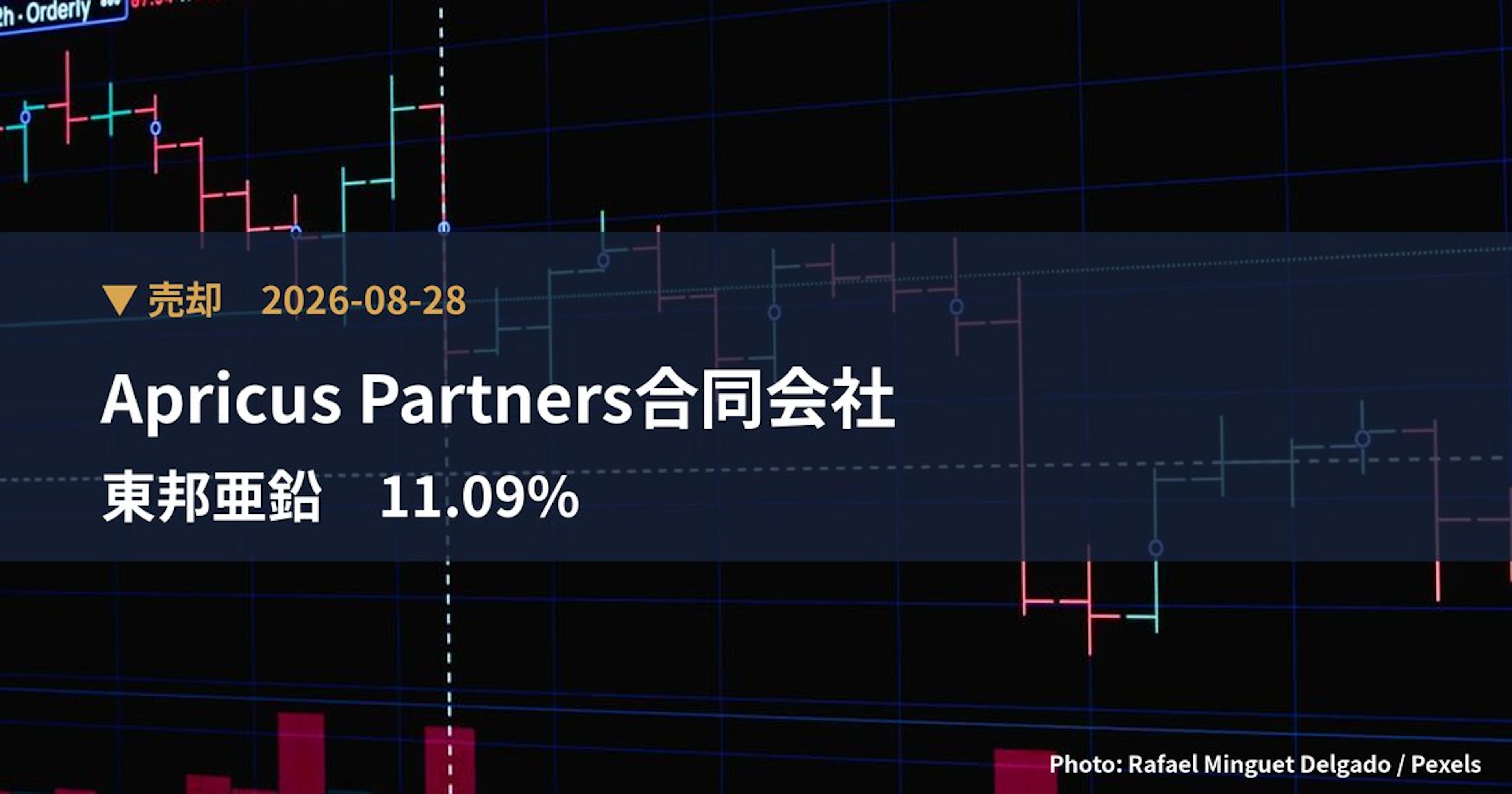 Apricus Partners LLC Cuts Stake in Toho Zinc (5707) to 11.09% | Large Shareholding Report