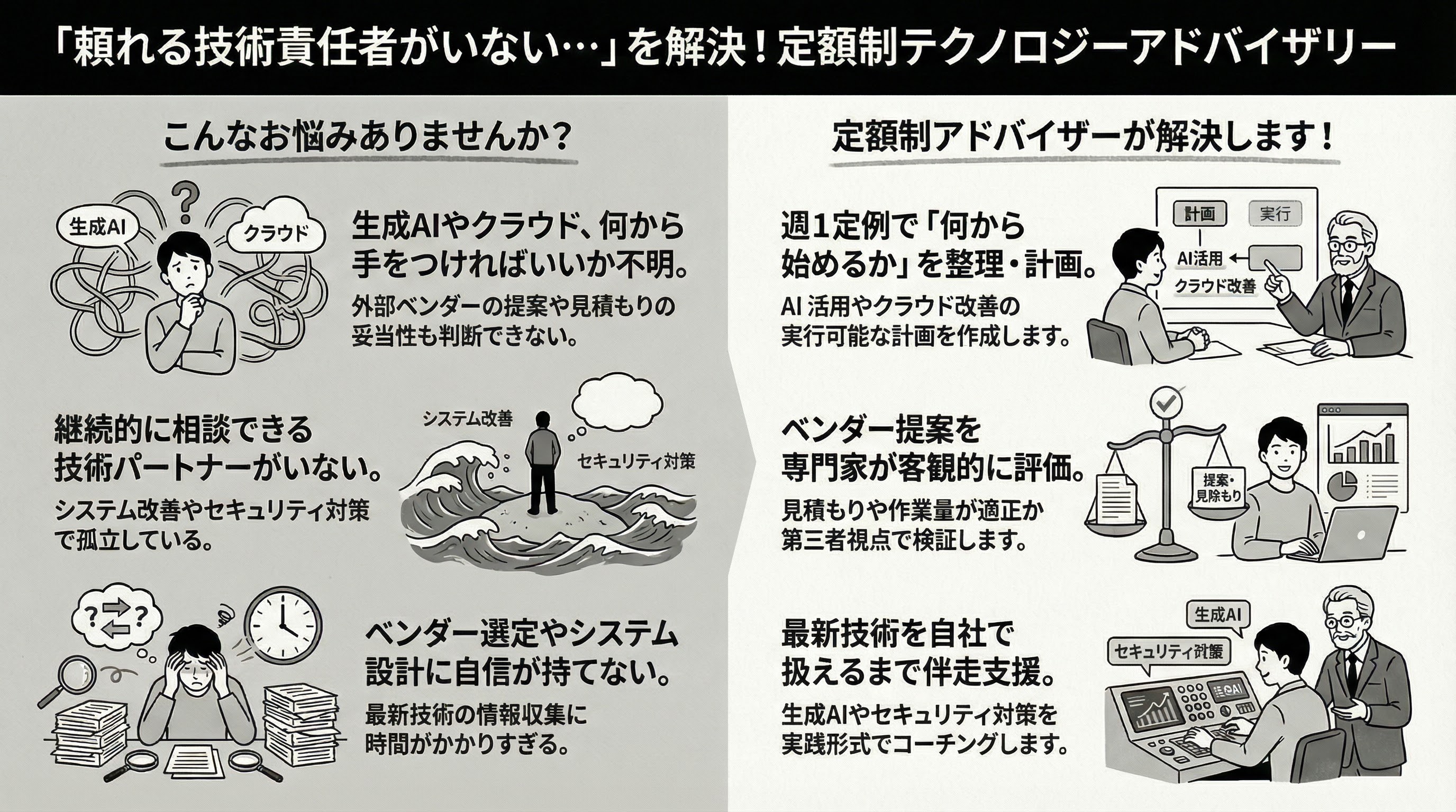 定額制テクノロジーアドバイザリー