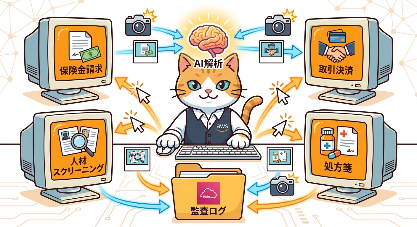 AIエージェント がレガシー業務アプリを操作するユースケース