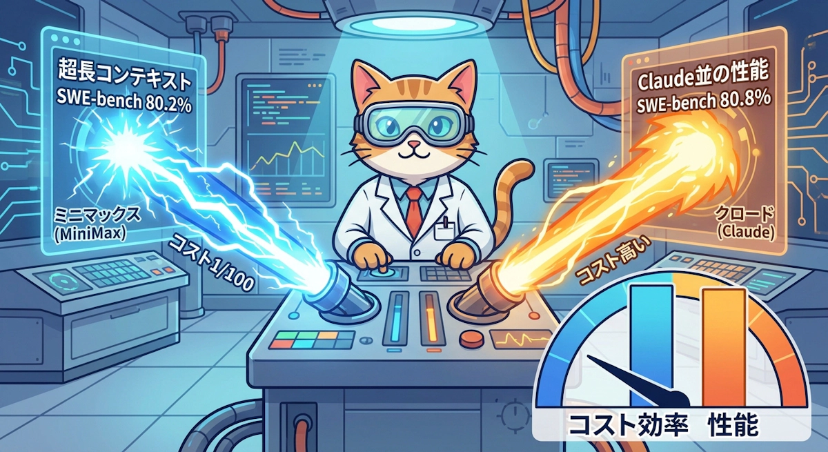 MiniMax徹底解説 次世代LLMとClaudeの違いを開発者目線で比較する