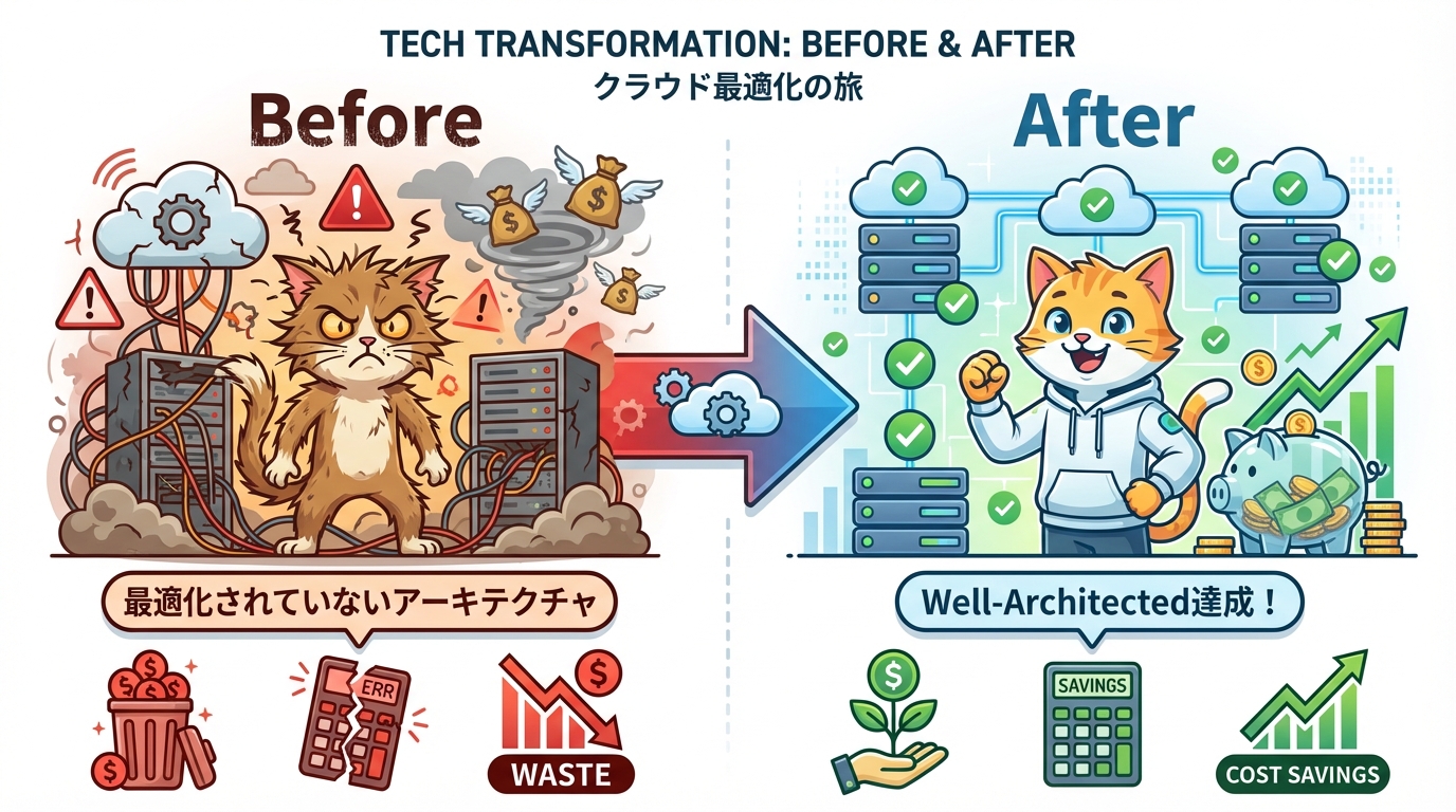 Before/After: Well-Architected改善の効果
