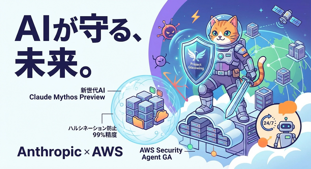 AWSとAnthropicが切り拓くAIセキュリティの最前線 Project GlasswingとAWS Security Agent GA