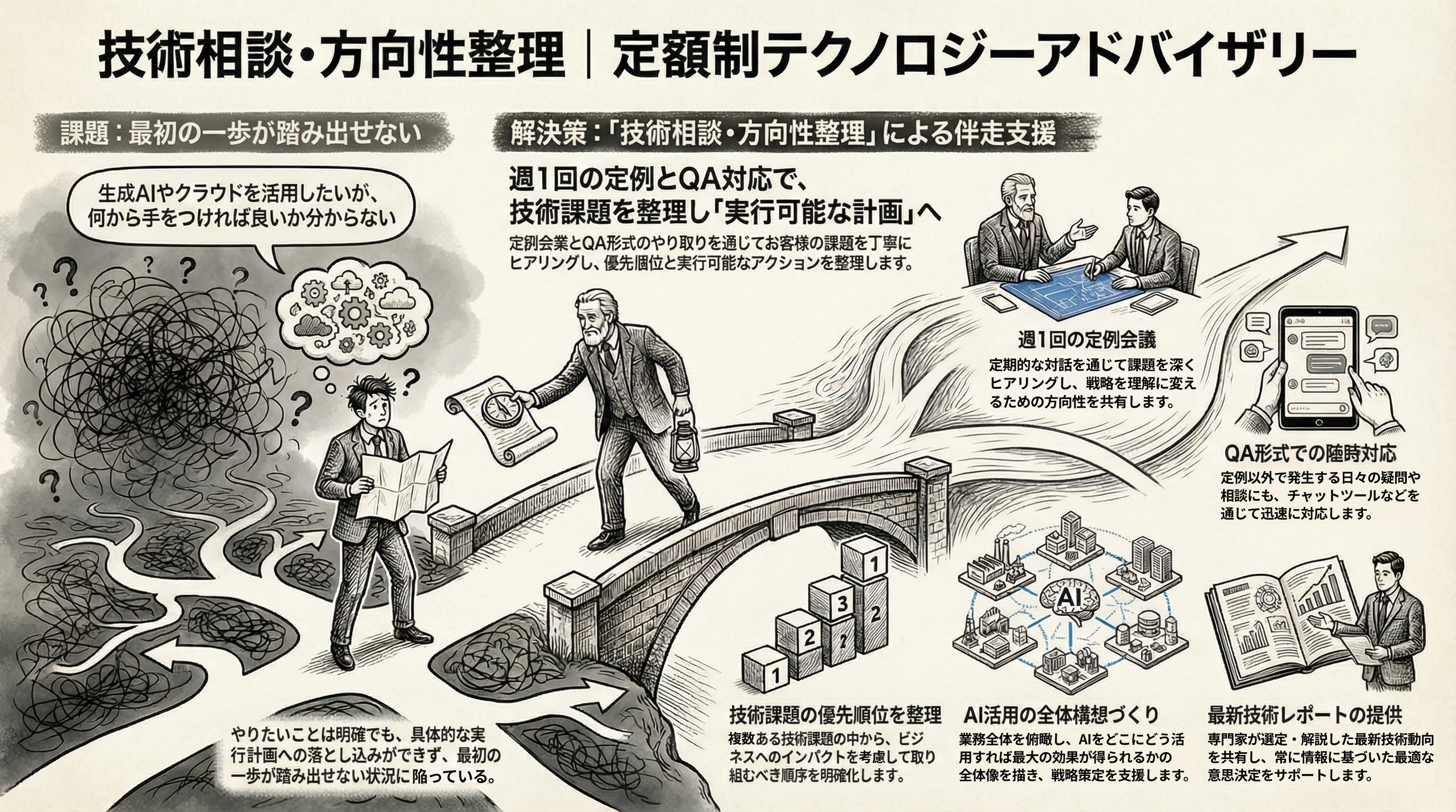 技術相談・方向性整理