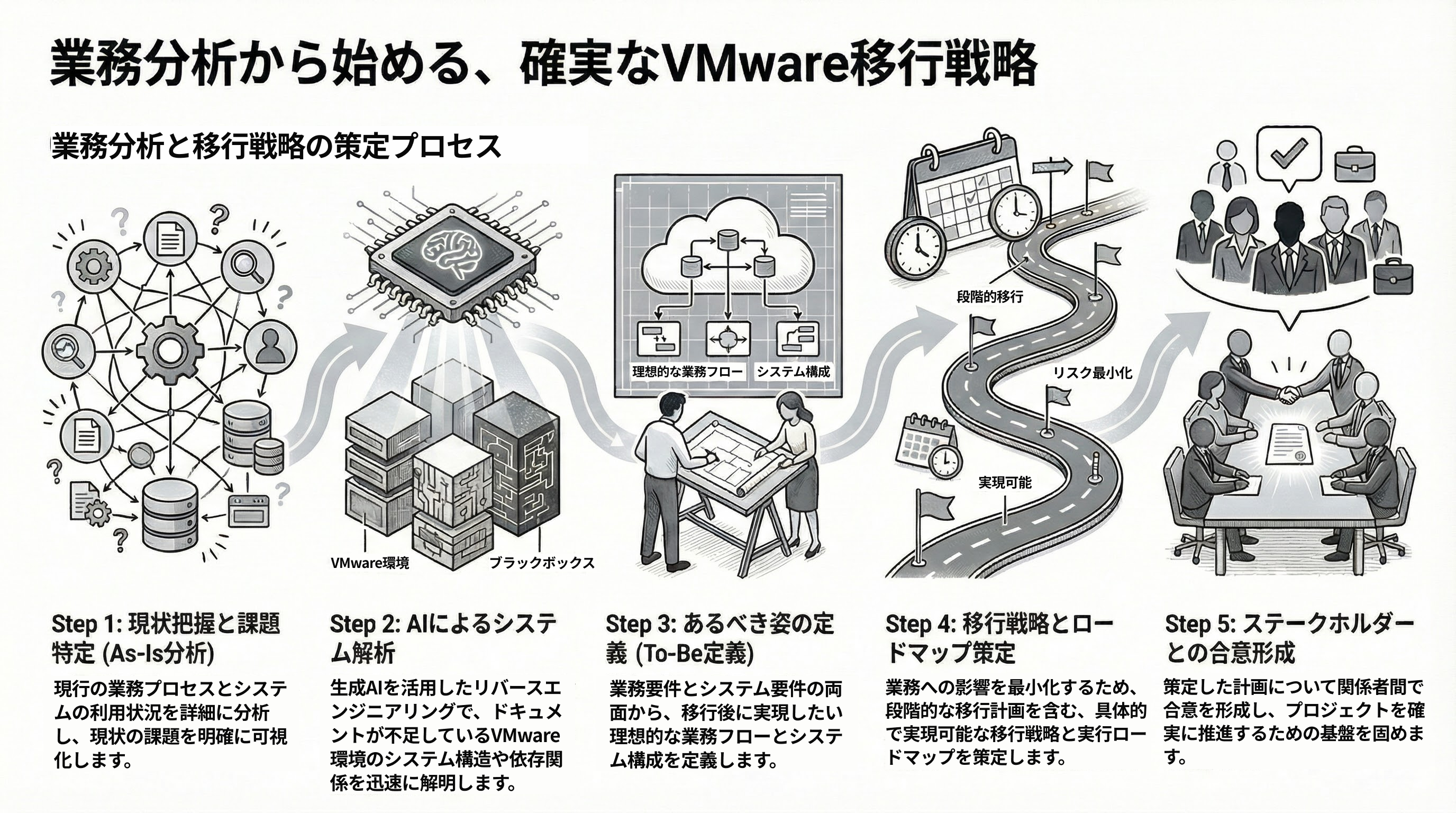 業務分析と移行戦略