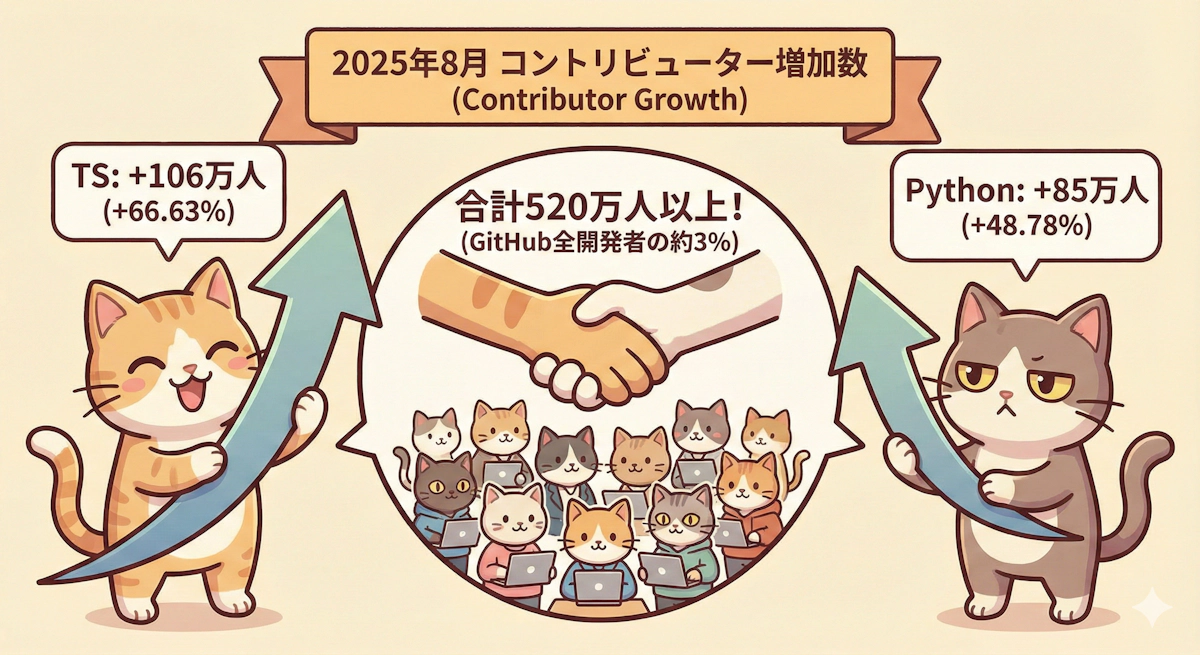 なぜTypeScriptはPythonを抜いて1位になったのか？