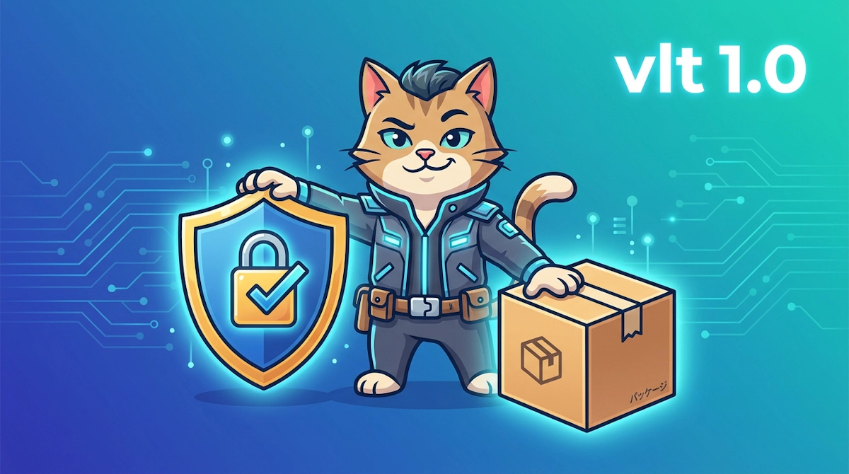 npm互換でセキュリティファースト、パッケージマネージャ vlt が1.0に到達しました