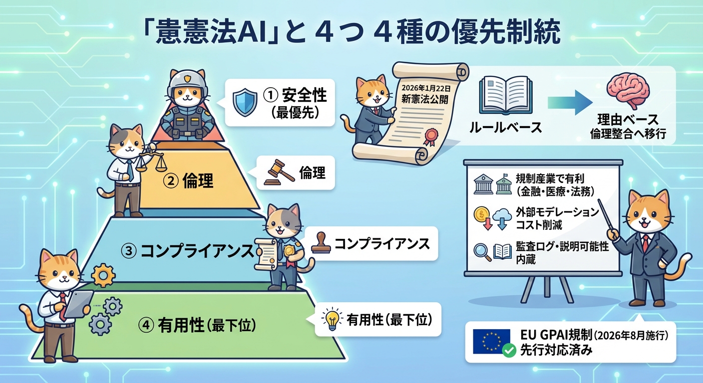 Constitutional AI 4階層優先順位