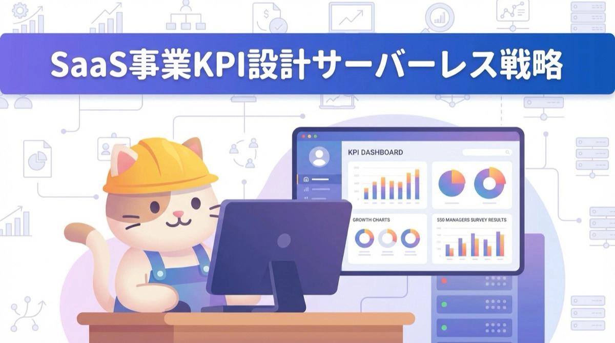 【2025年調査】SaaS事業を成功に導くKPI設計とサーバーレス戦略|事業責任者550名が重視するポイントとは