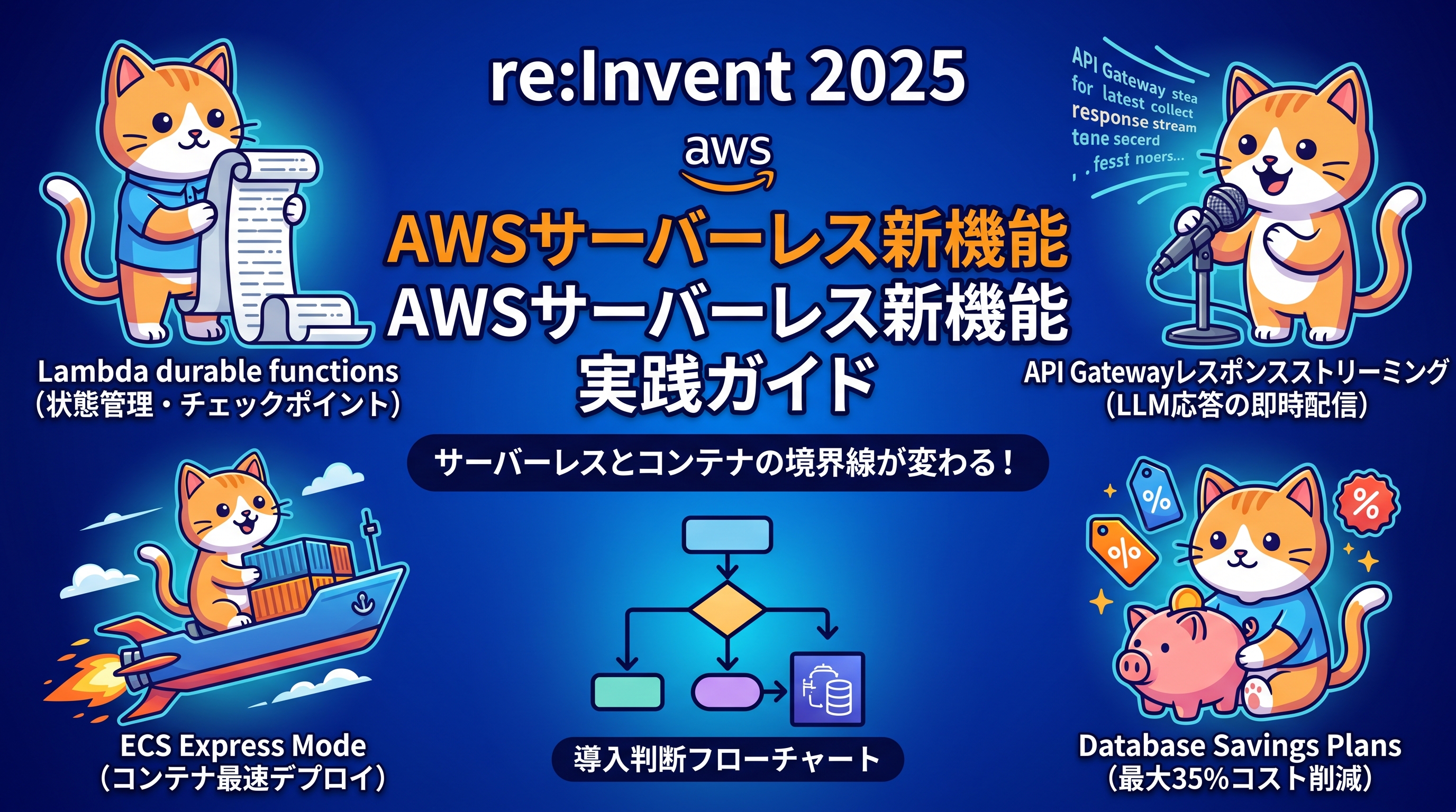 re:Invent 2025 注目サーバーレス機能の実践活用ガイド — 本番アーキテクトが押さえるべき導入判断と設計パターン