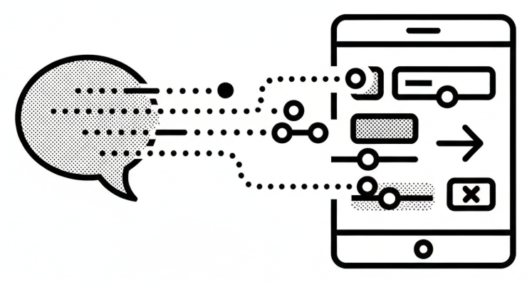 プロンプト駆動UI実装