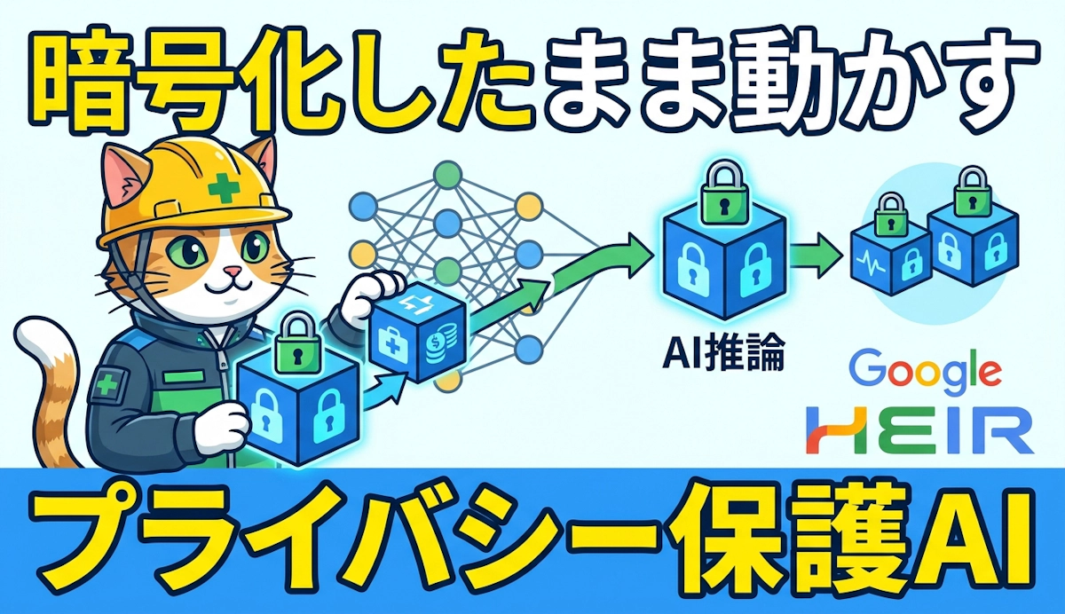 暗号化したまま動かすプライバシー保護AIをHEIRで実現する仕組み