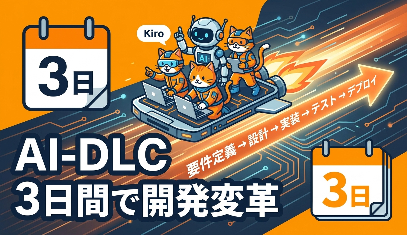 KiroとAI-DLCで挑む3日間の開発変革