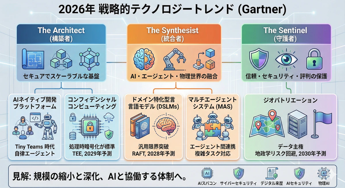 ガートナーが発表した2026年の10大テクノロジートレンド、開発者が今すぐ押さえるべき技術トレンドはこれだ！
