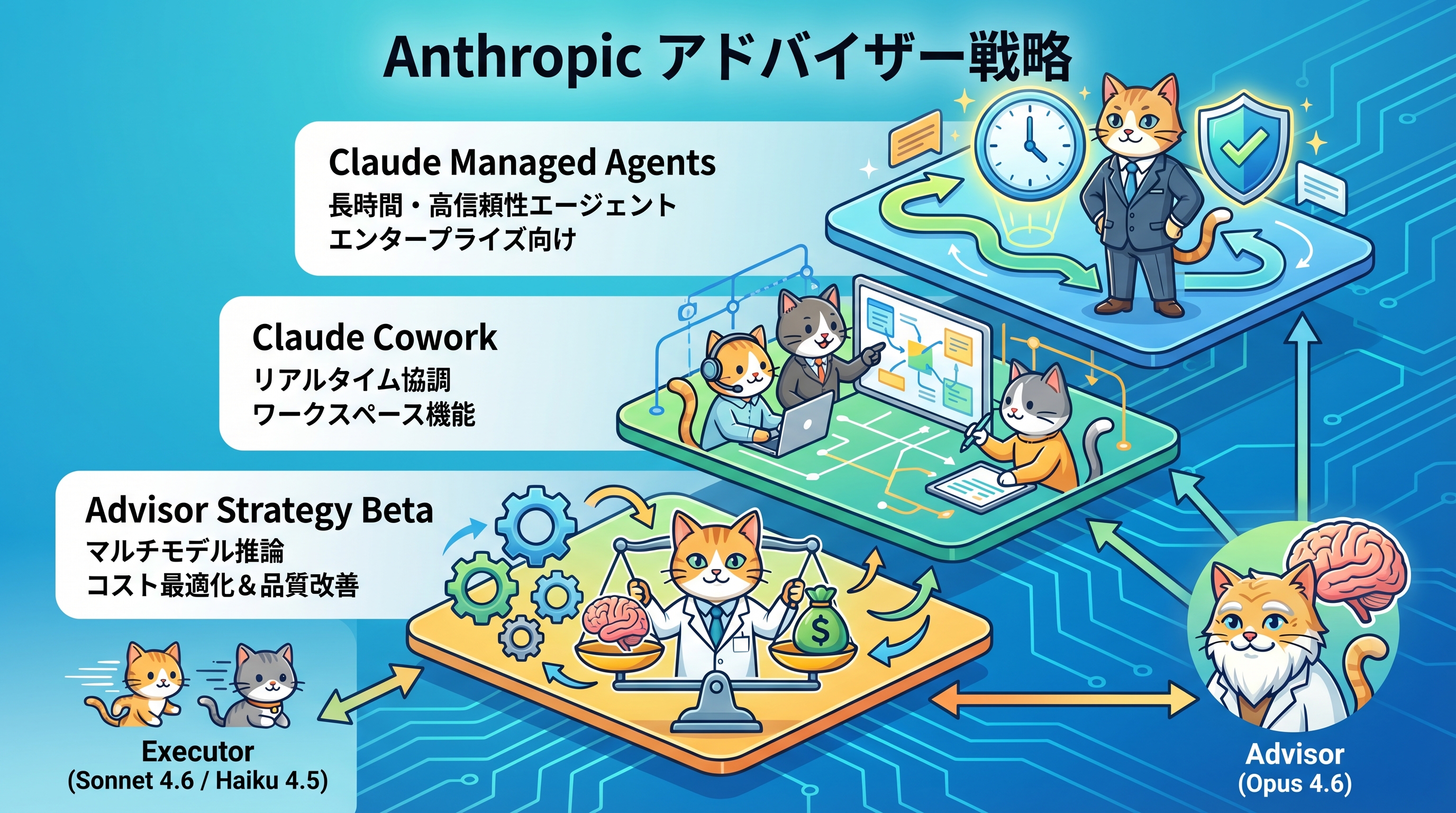 Anthropicアドバイザー戦略の3層構造