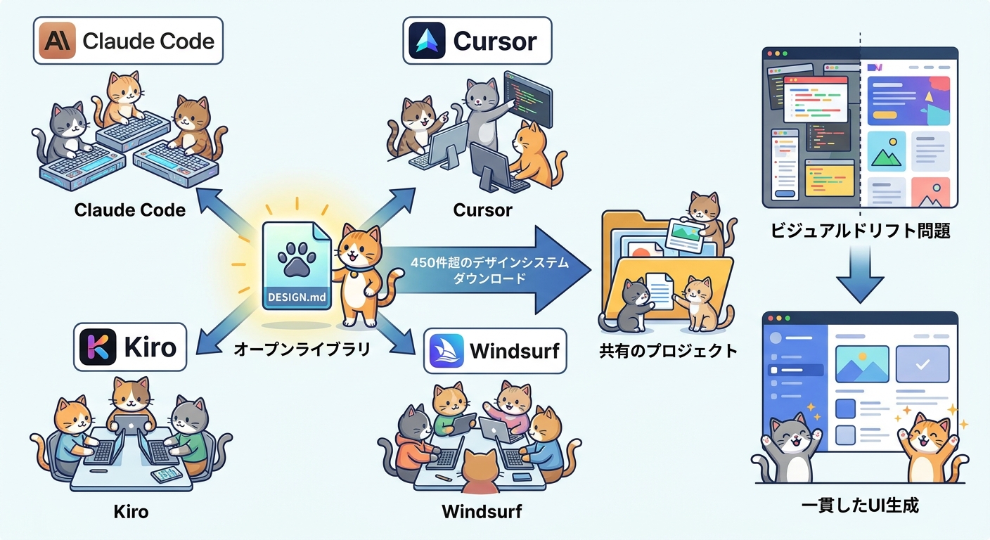 designmd.appとAIコーディングエージェント連携の仕組み