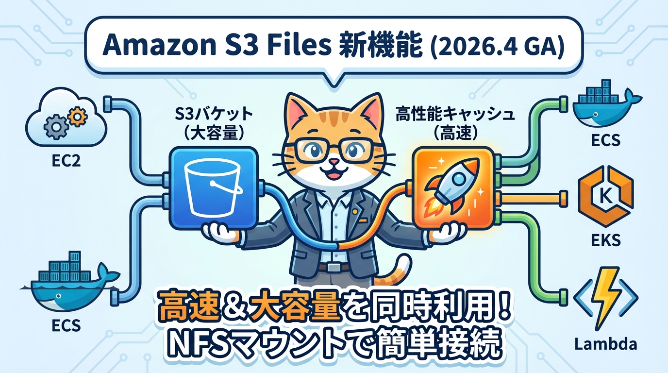 Amazon S3 Files 徹底解説 — S3バケットをNFSでマウントする新機能