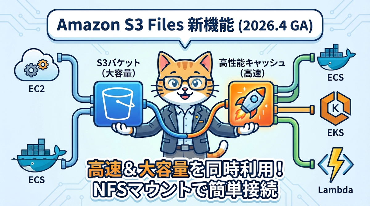 Amazon S3 Files 徹底解説 — S3バケットをNFSでマウントする新機能