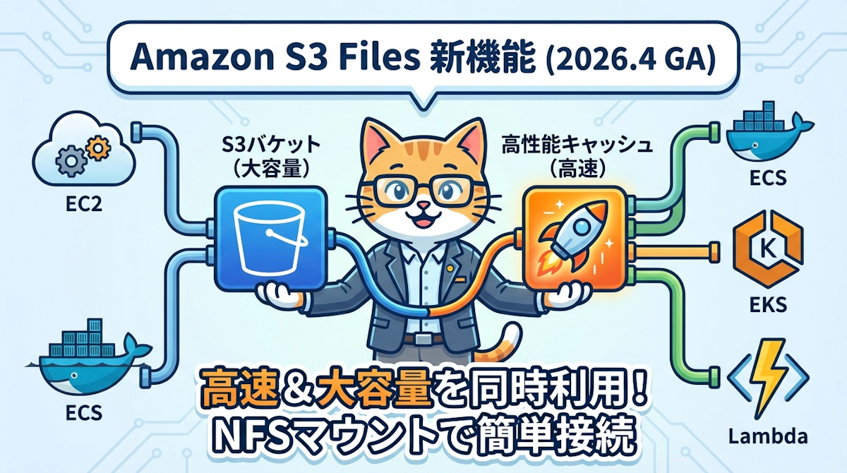 Amazon S3 Files 徹底解説 — S3バケットをNFSでマウントする新機能