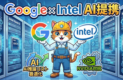 GoogleとIntelがAI基盤インフラで提携強化 エンジニアが押さえるべきシリコン戦略の転換点