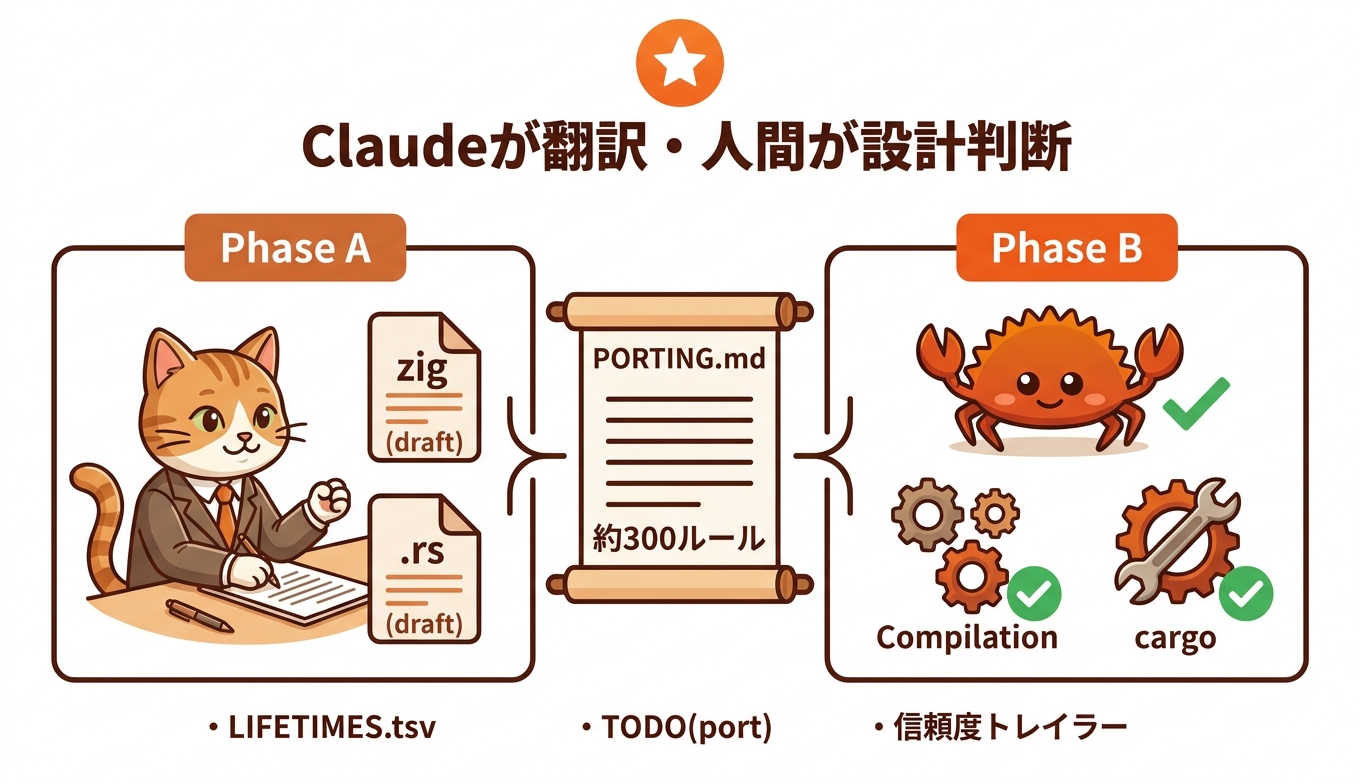 Claudeを使った2フェーズ移行手法