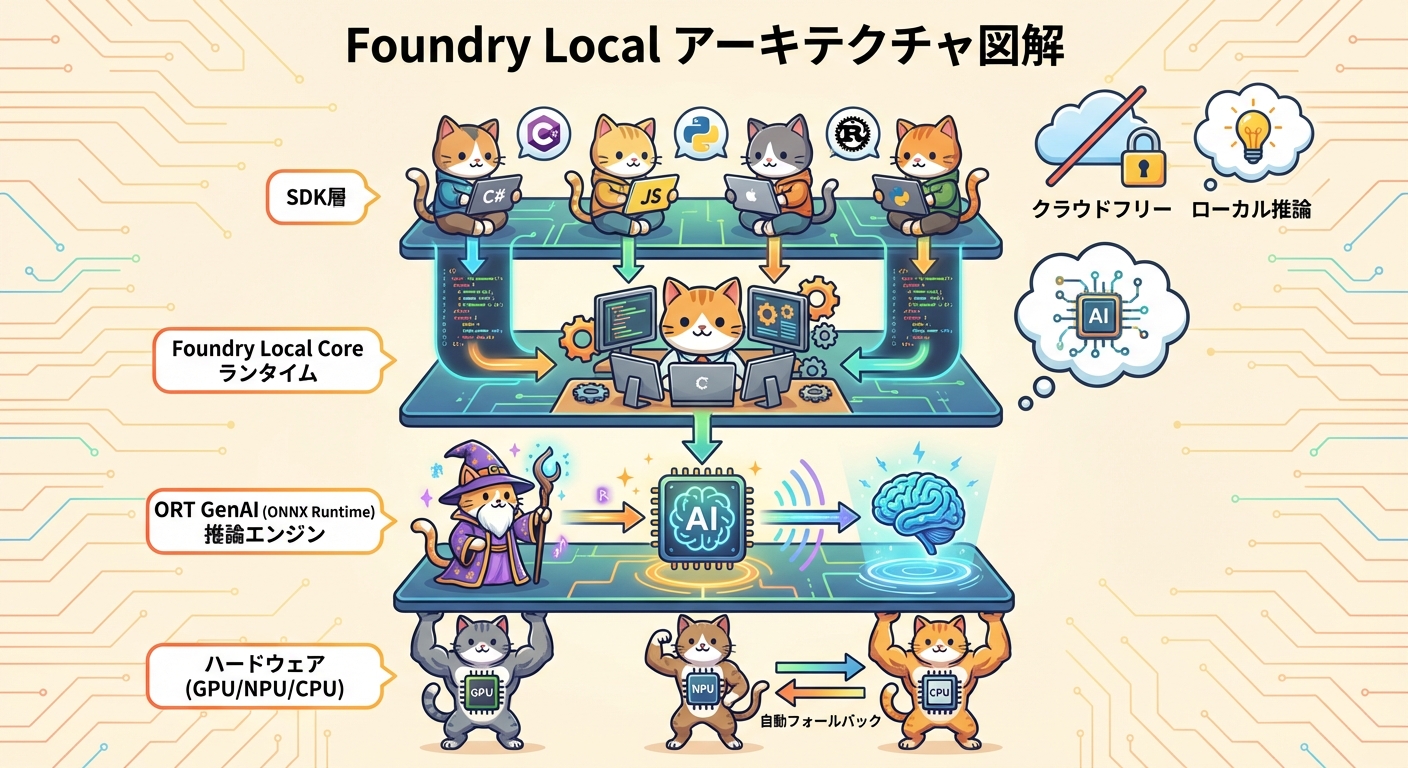 Foundry Localのアーキテクチャ概要図