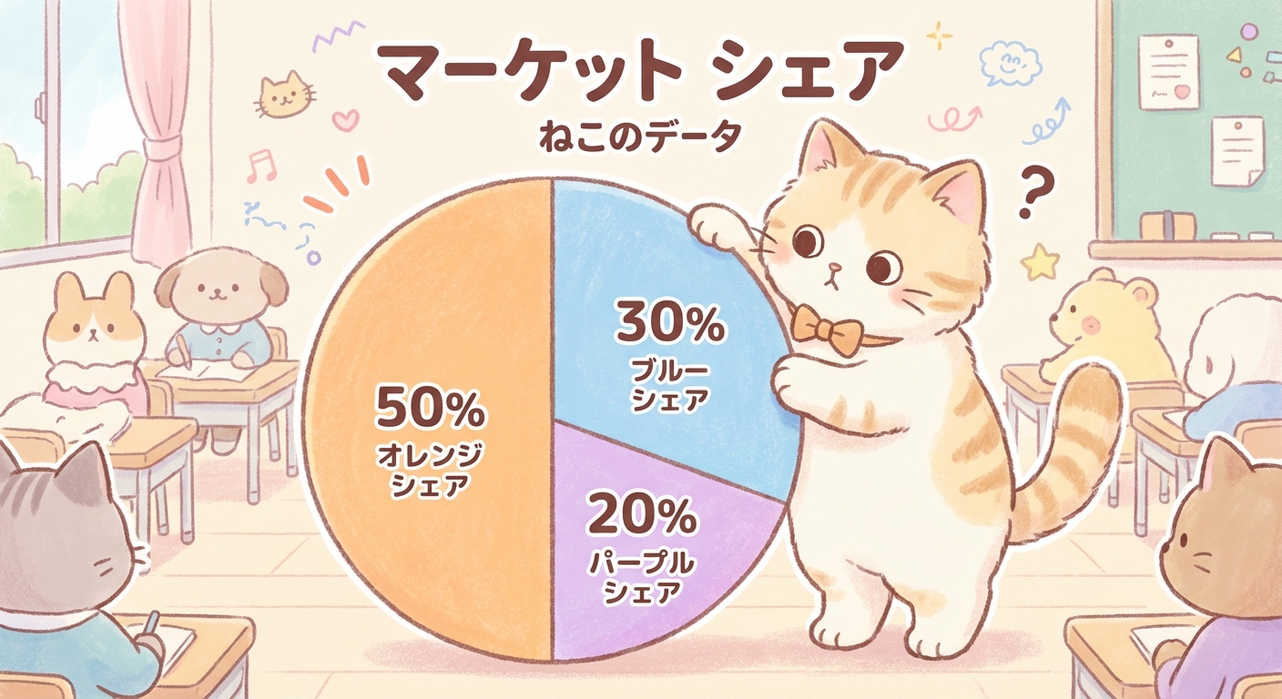 クラウド市場シェアの構成