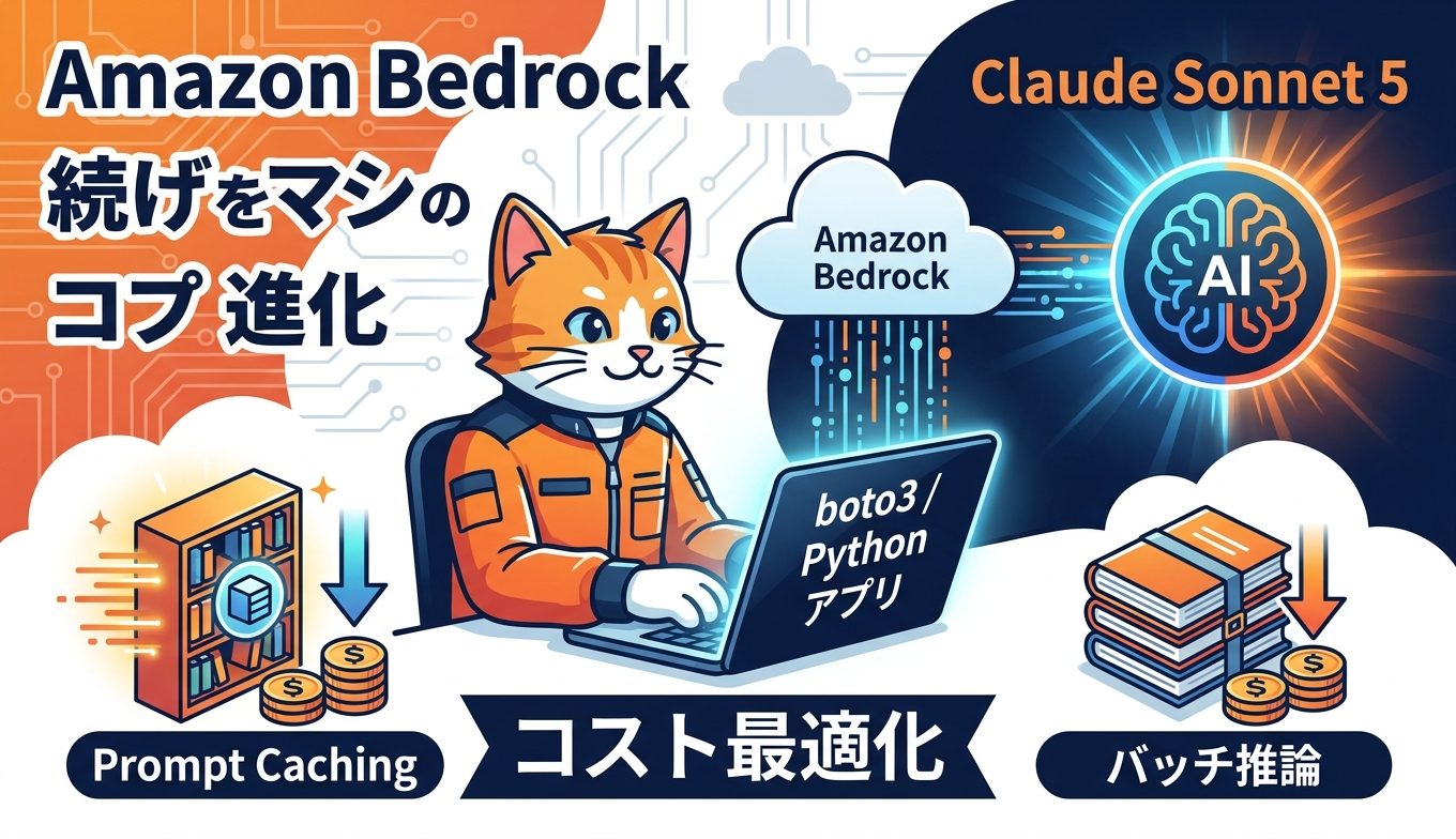 Amazon BedrockでClaude Sonnet 5を使うAIアプリ実装とコスト最適化ガイド