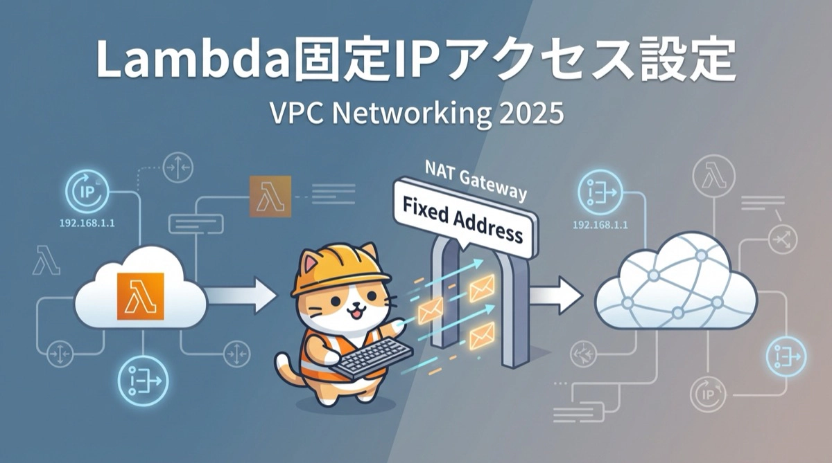AWS LambdaからNAT Gateway経由で固定IPアクセスを実現する完全ガイド（2025年版）