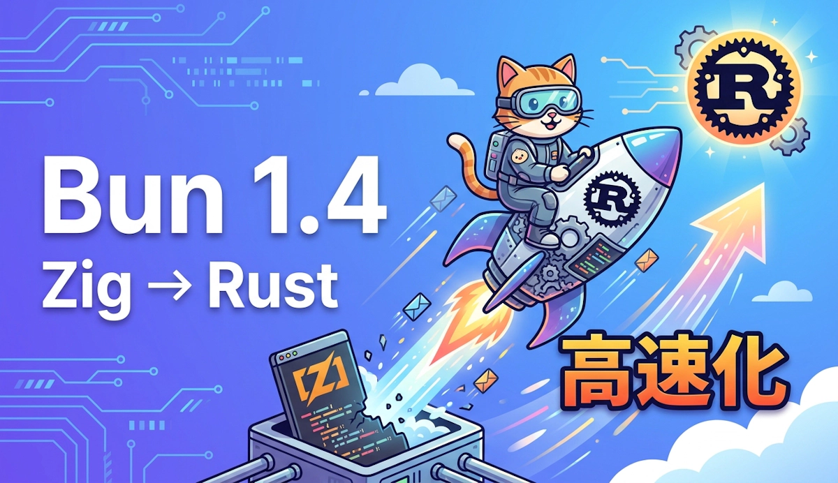 Bun 1.4のRust移植に学ぶ大規模ランタイム書き換えとパフォーマンス改善の実務