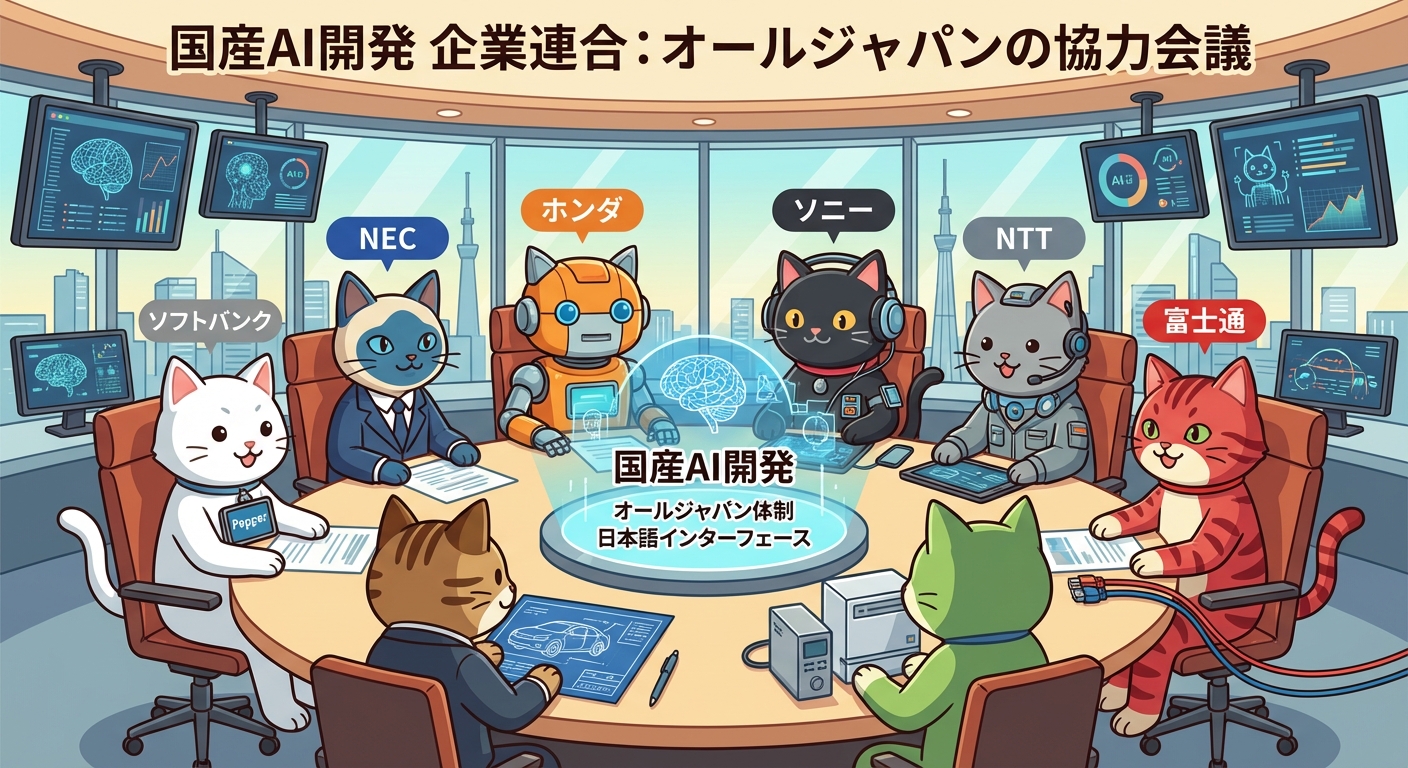 ソフトバンク主導の国産AI新会社の組織体制