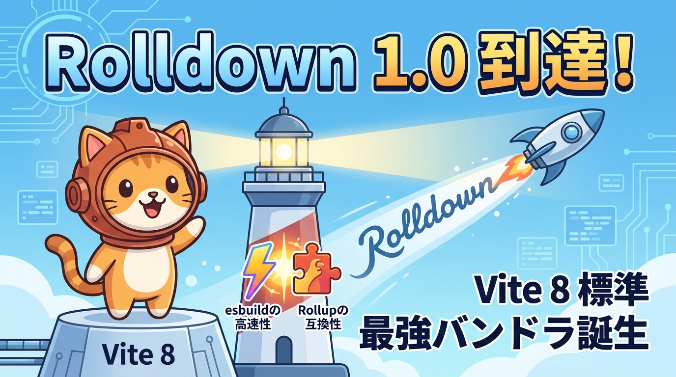 Rust製バンドラRolldown 1.0が正式リリース。Vite 8の新標準としてesbuildとRollupを統合