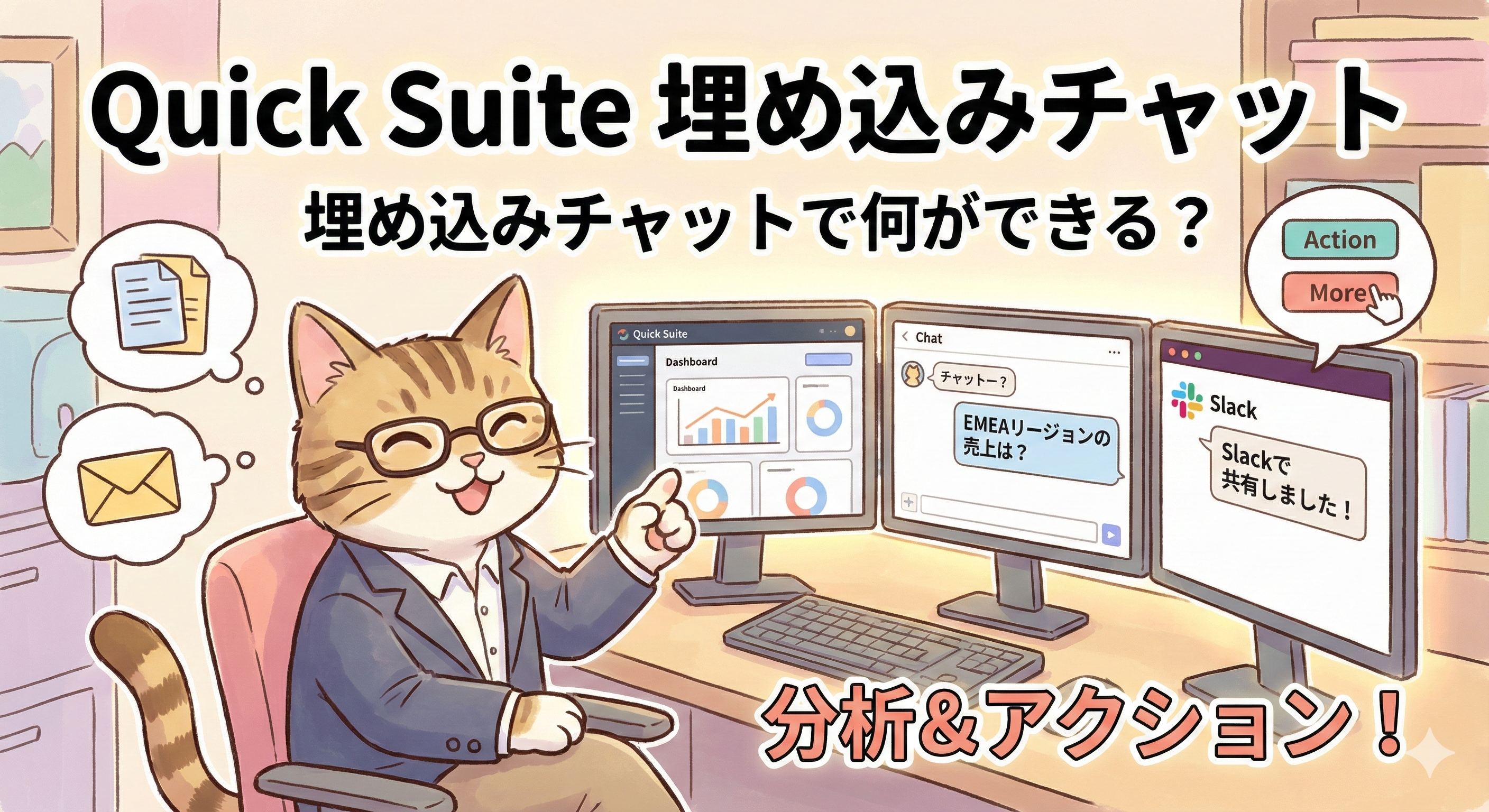 業務アプリにAIエージェントを埋め込む、Amazon Quick Suiteの新機能を試してみた