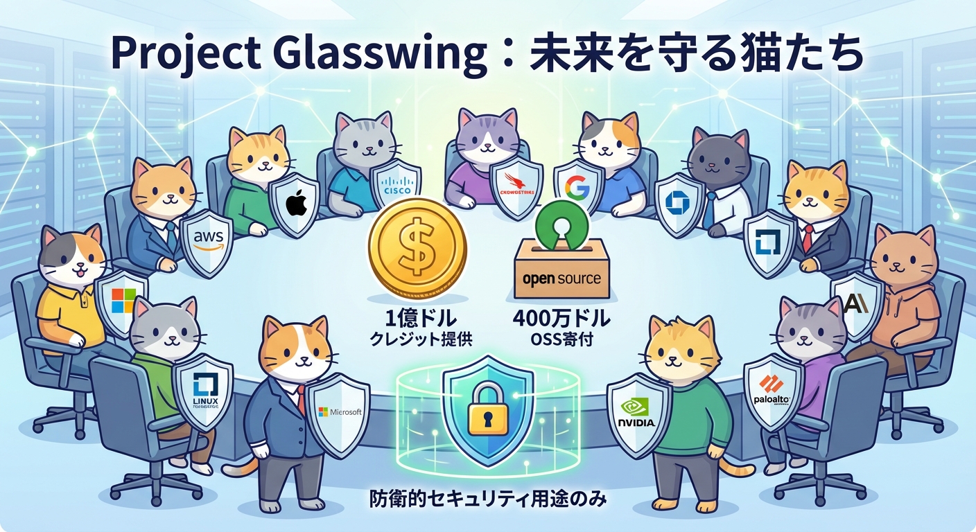 Project Glasswingの参加企業と支援内容