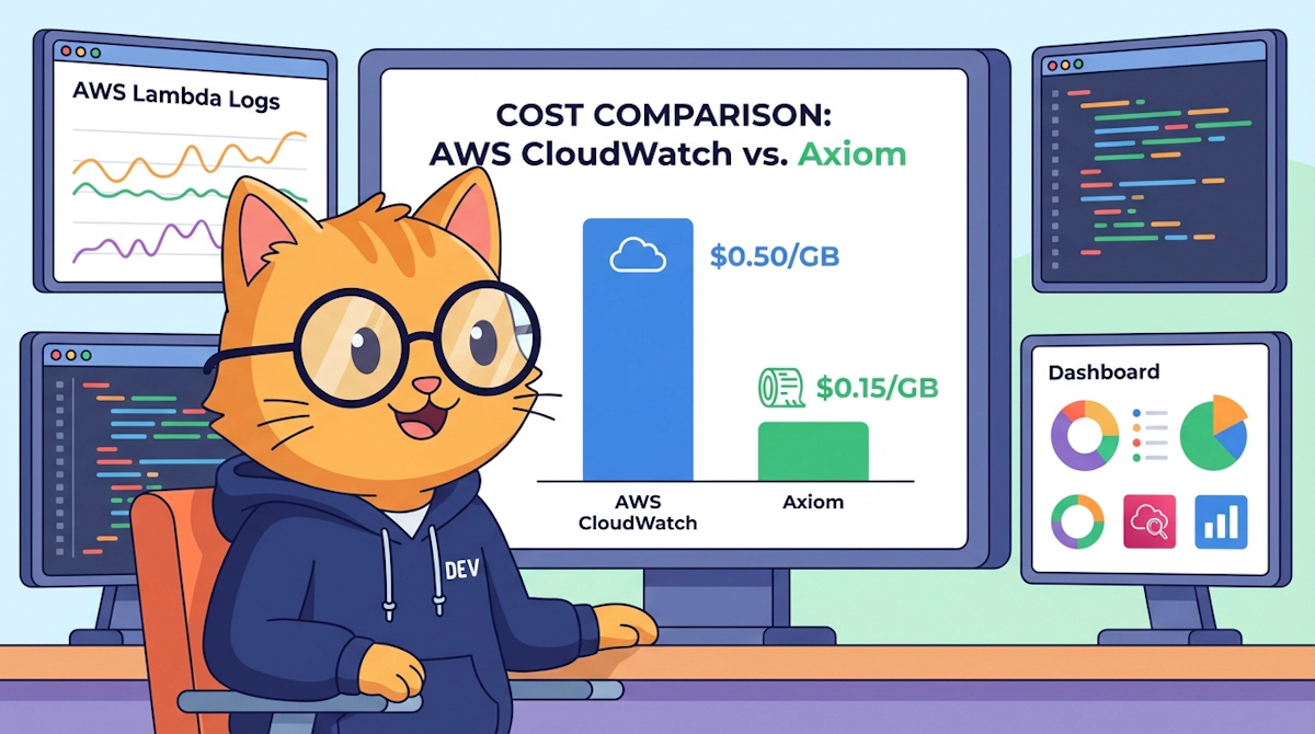 Serverless Framework × Axiomで実現するAWS Lambda可観測性コスト70%削減