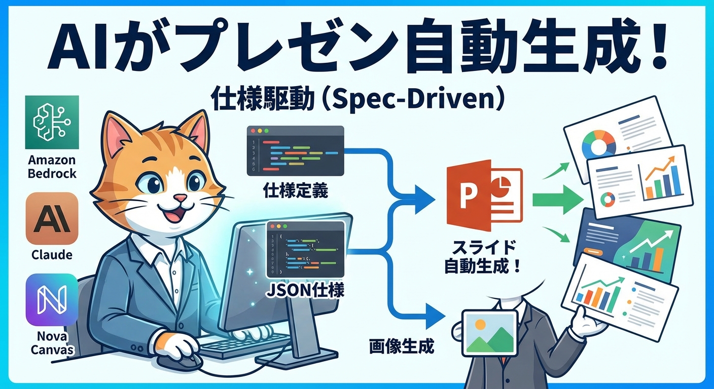 仕様を書いたらスライドはAIが作る — Amazon BedrockとSpec-Driven