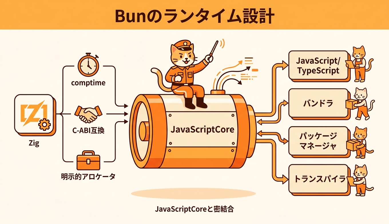 Bunのアーキテクチャとランタイム設計