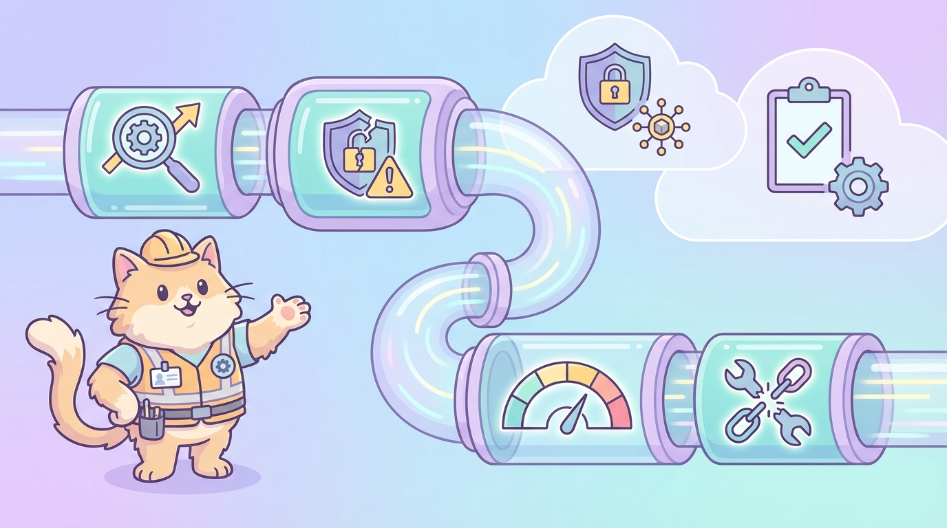 AWS InspectorとSecurity Hubによる継続的なASM実装の概念図