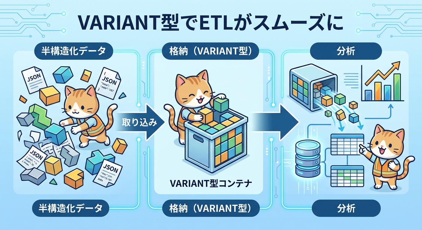 VARIANT型がETLで効く仕組み