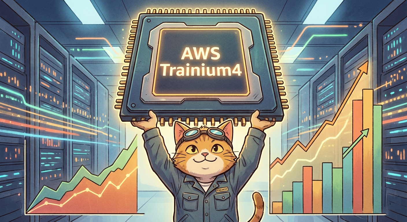AWS Trainium4のカスタムチップ戦略、NVIDIA依存を脱却する5つの