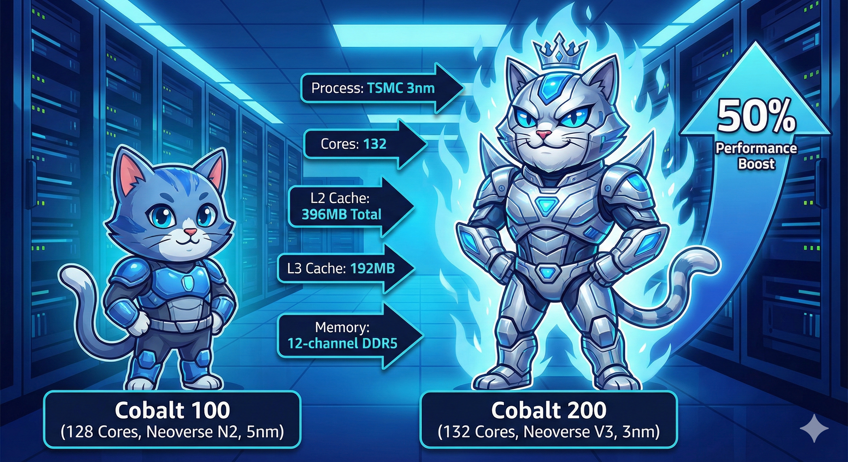 Azure Cobalt 200とは？デジタルツイン設計で50%性能向上！単なるスペックアップではない第二世代ARM系プロセッサ