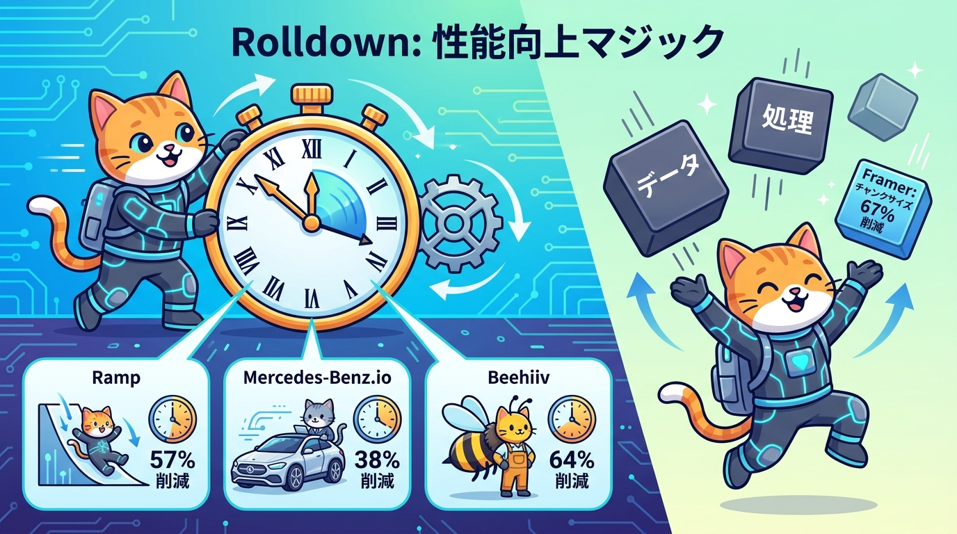 Rolldown導入による性能改善事例
