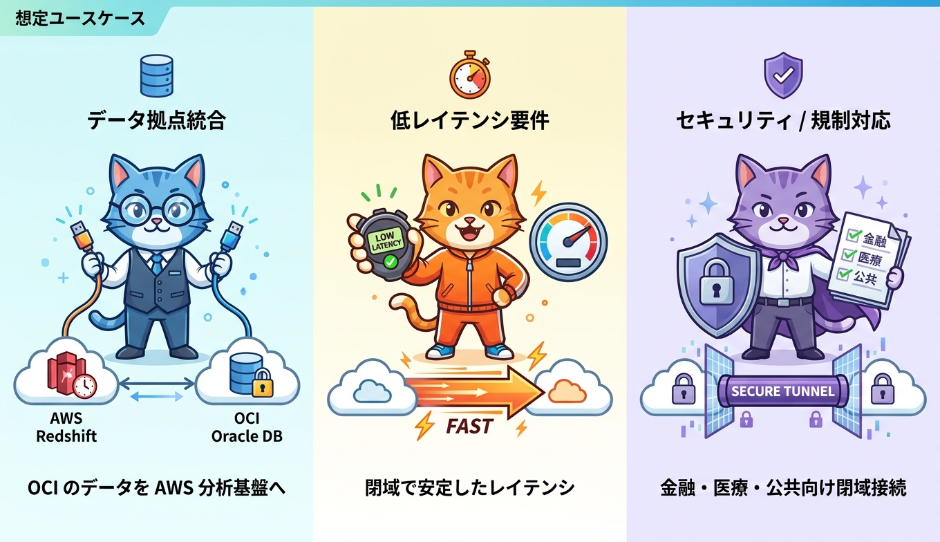 AWS Interconnect - multicloud の想定ユースケース