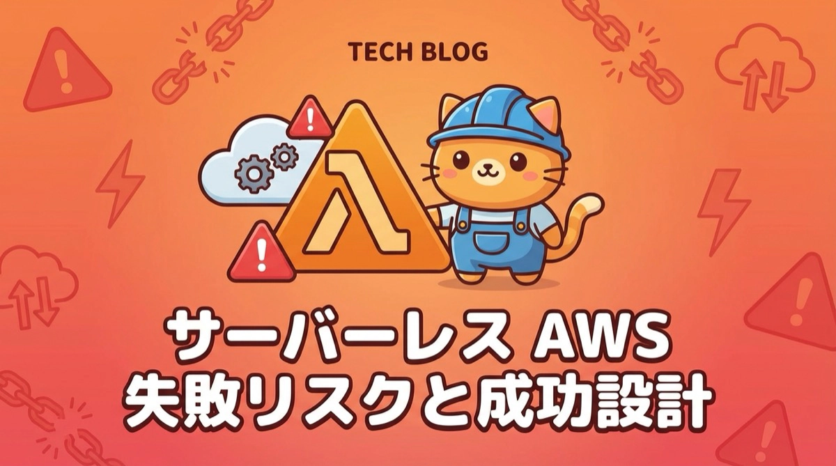 サーバーレスとは？AWS導入時の失敗リスクと成功設計のポイント