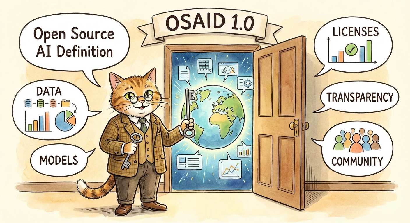 オープンソースAIの定義が決まった、OSAIDが開発者にもたらす3つの変化