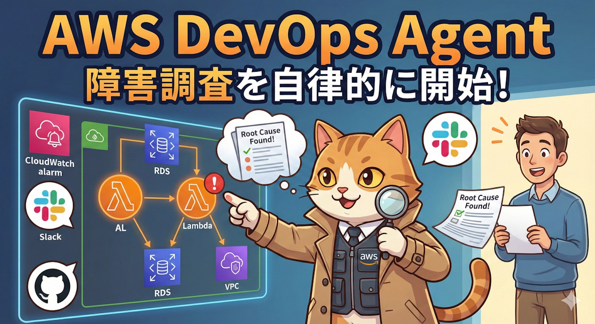 AWS DevOps Agentで障害対応が3倍速くなる理由