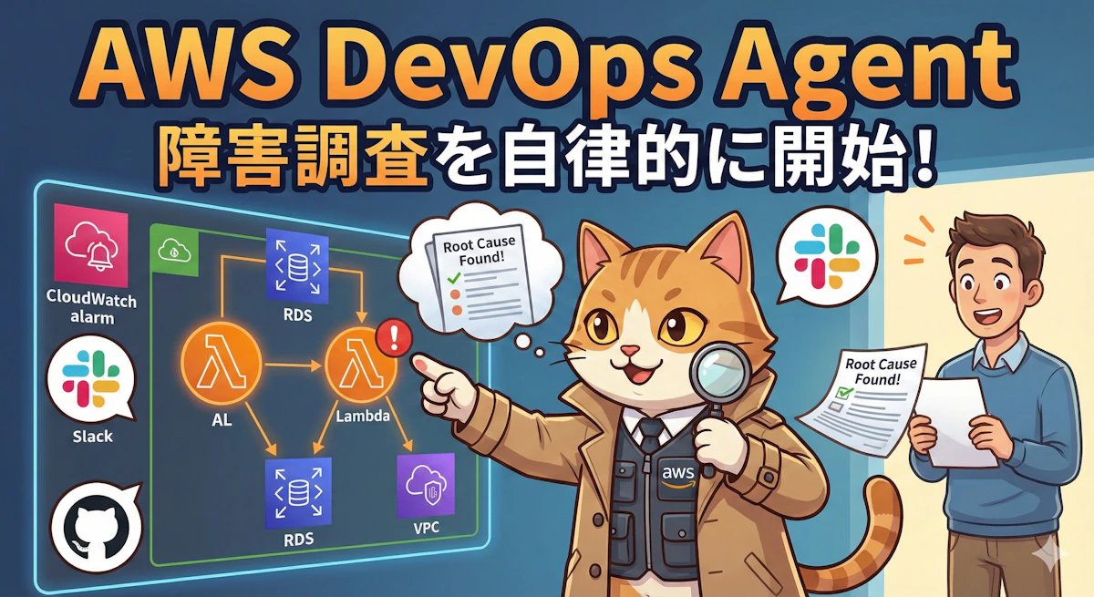 AWS DevOps Agentで障害対応が3倍速くなる理由