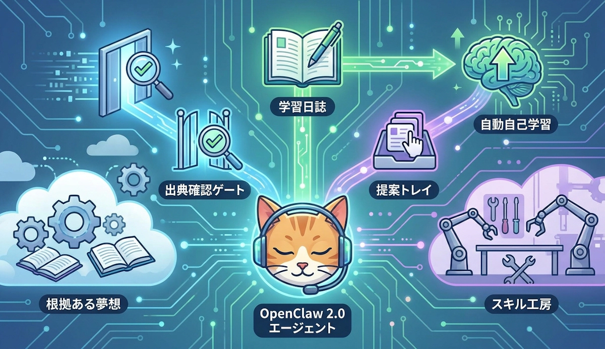 OpenClaw 2.0が勝手に賢くなる仕組みを解剖する〜Grounded DreamingとSelf-Learning、Skill Workshopの設計思想